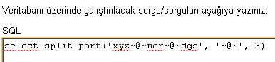 Postgressql Veri Tabanında String Fonksiyonları