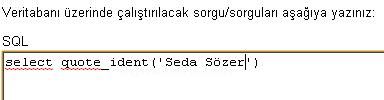 Postgressql Veri Tabanında String Fonksiyonları