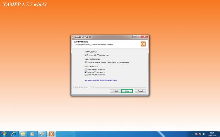 Xampp Kurulumu