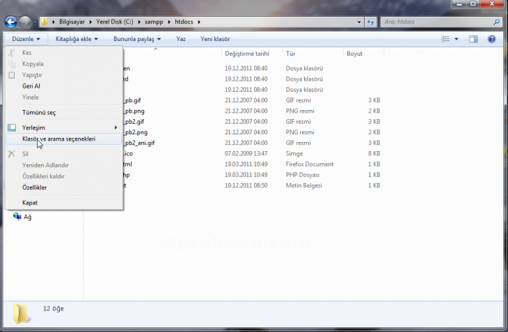 Xampp Kurulumu