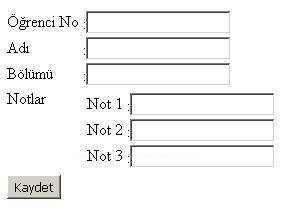 Mysql Klası Kullanılarak Yapılan &Ouml;ğrenci Kayıt Uygulaması