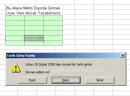 Veri Doğrulama