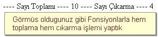 Javascriptte Fonksiyonlar