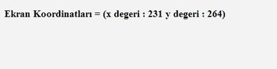 Javascriptte Olaylar Events Desteklenen Olaylar Listesi
