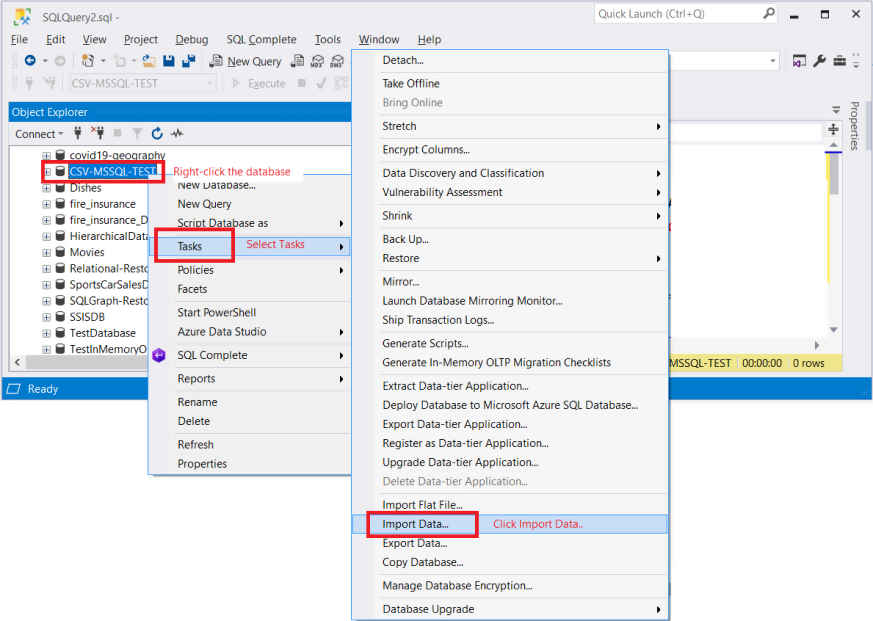 CSV Dosyasını SQL Server'a Aktarmanın 2 Kolay Yolu