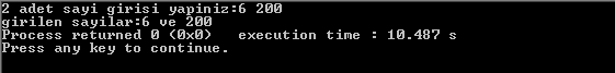 C Programlama scanf() Fonksiyonu